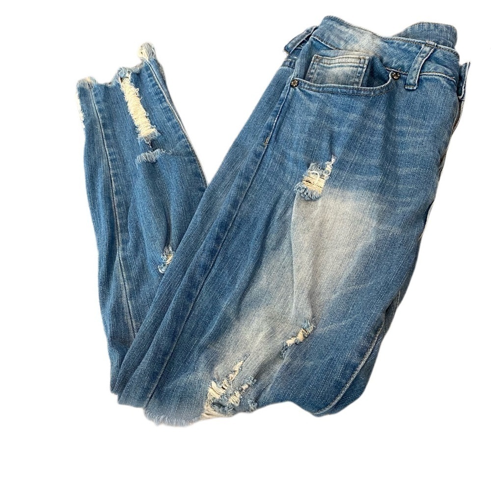 COVER Girl Size 11/12 blue jeans distressed